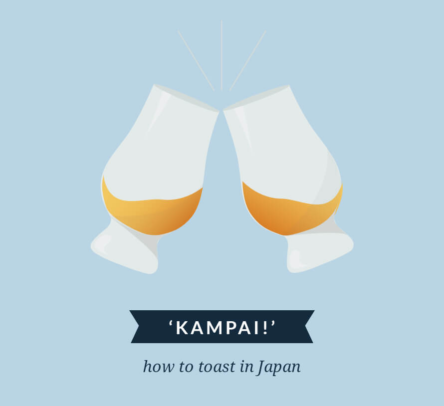 Cheers in Japanese is Kampai!