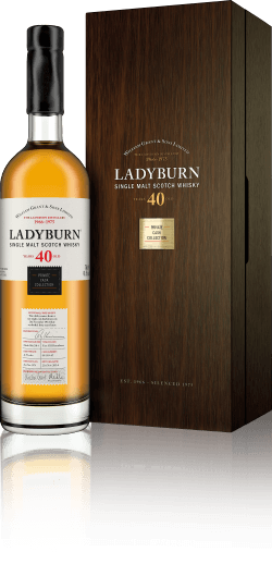 A bottle of Ladyburn Single Cask 40 Year Old, distilled in 1974