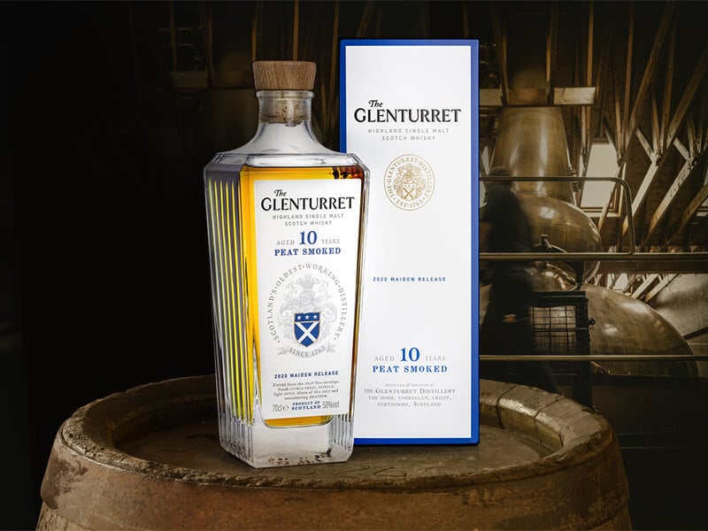 Glenturret 10 Year Old Peat Smoked 2020 Maiden Release