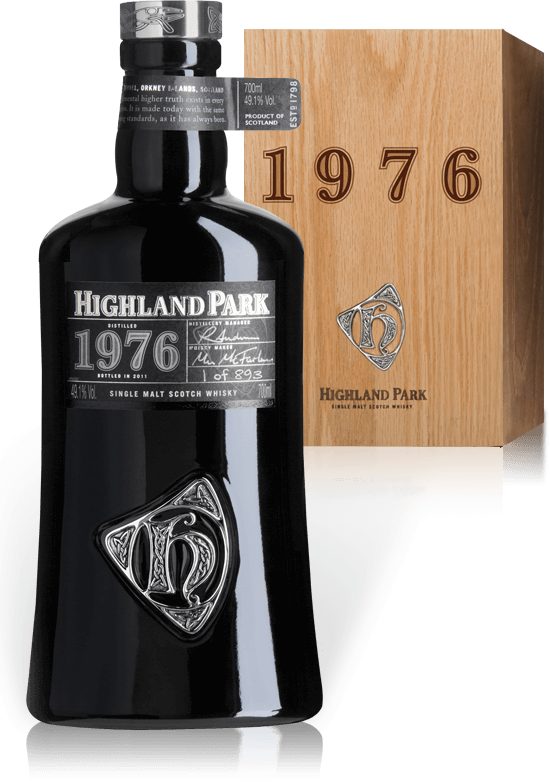 Highland Park Dark Origins 1976 Bottle and Box