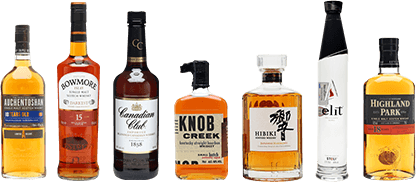 The ultimate drinks cabinet: 14 bottles of Cognac, rum, vodka, whisky and whiskey