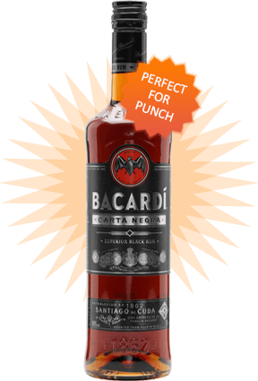Bottle of Bacardi Carta Negra