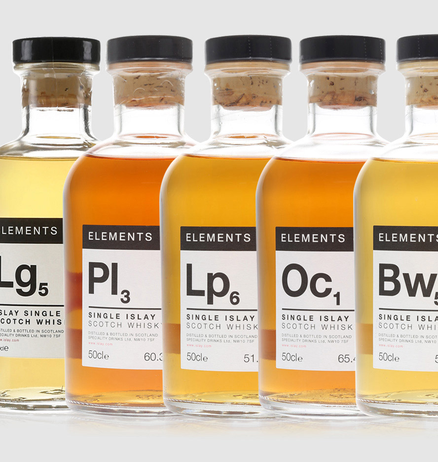 Personalised Elements Of Islay Peat labels : The Whisky Exchange