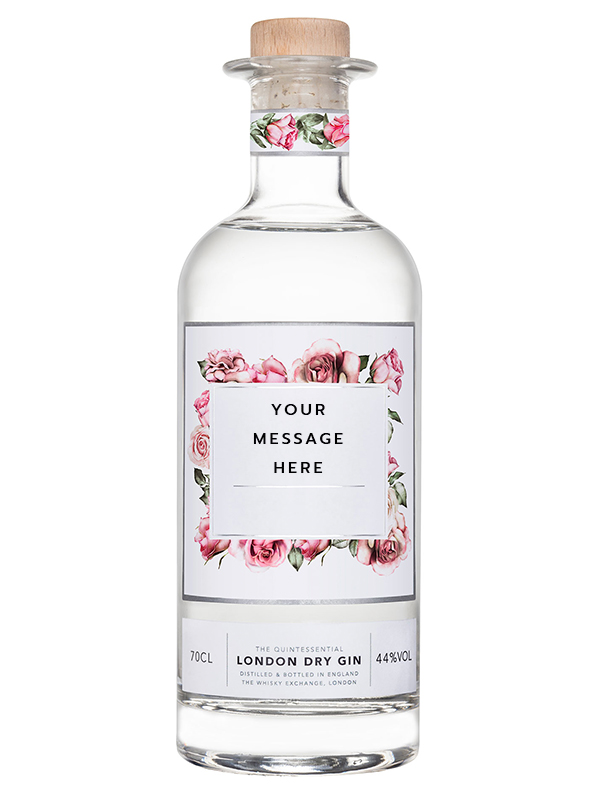 London Dry gin bottle