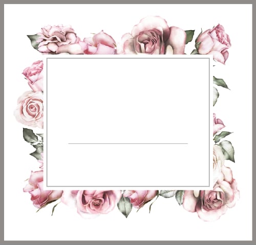 Pattern Label - Floral