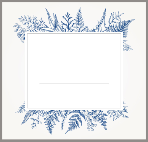 Pattern Label - Leaves