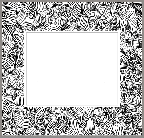 Pattern Label - Swirls