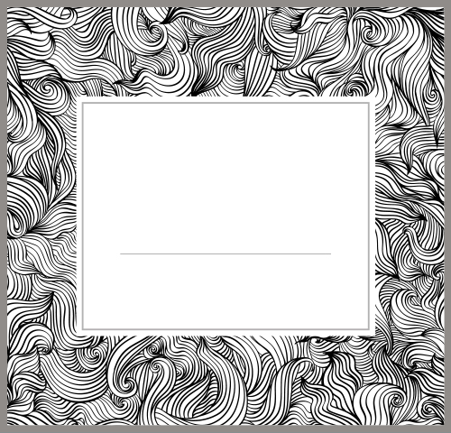 Pattern Label - Swirls