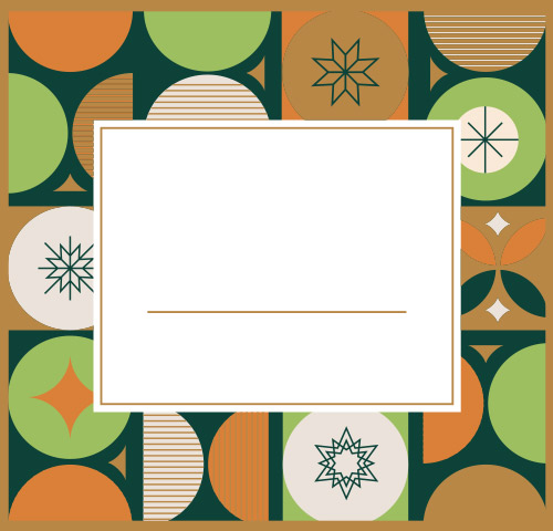 Pattern Label - Christmas