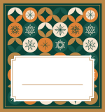Pattern Label - Christmas