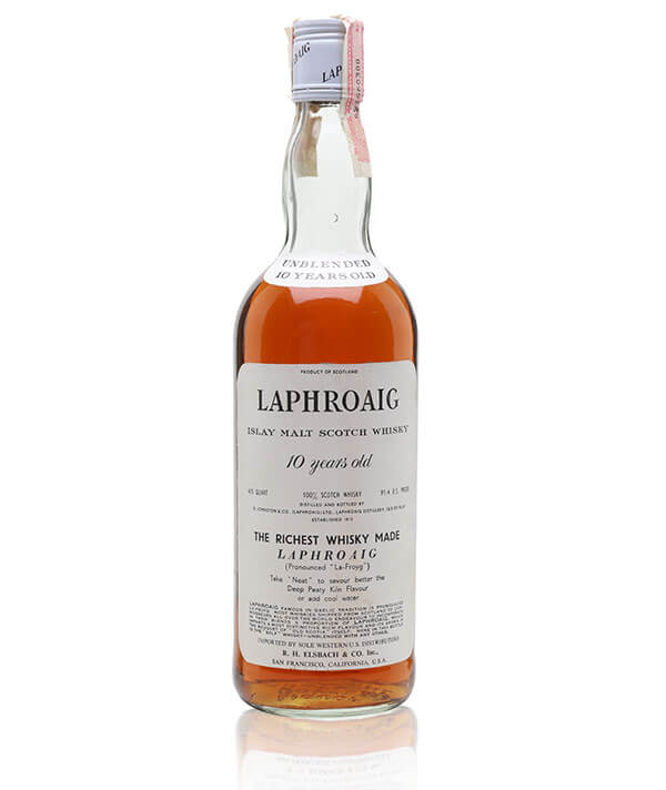 Laphroaig 10 Year Old / Bot.1976-1979 / RH Elsbach Co. (USA Import)