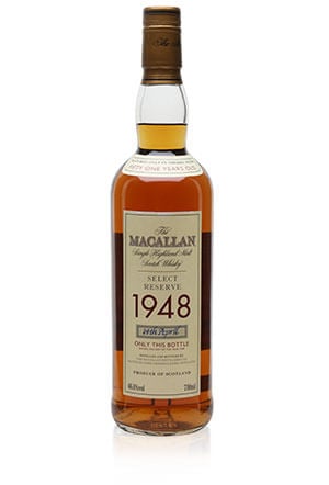 Macallan 1948 / 51 Year Old / Select Reserve