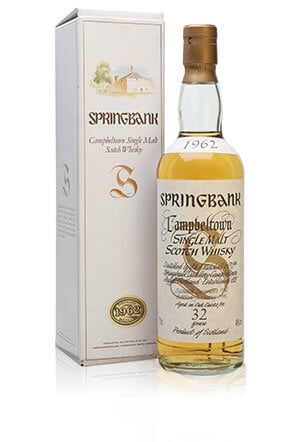 Springbank 1962 / 32 Year Old / White Label