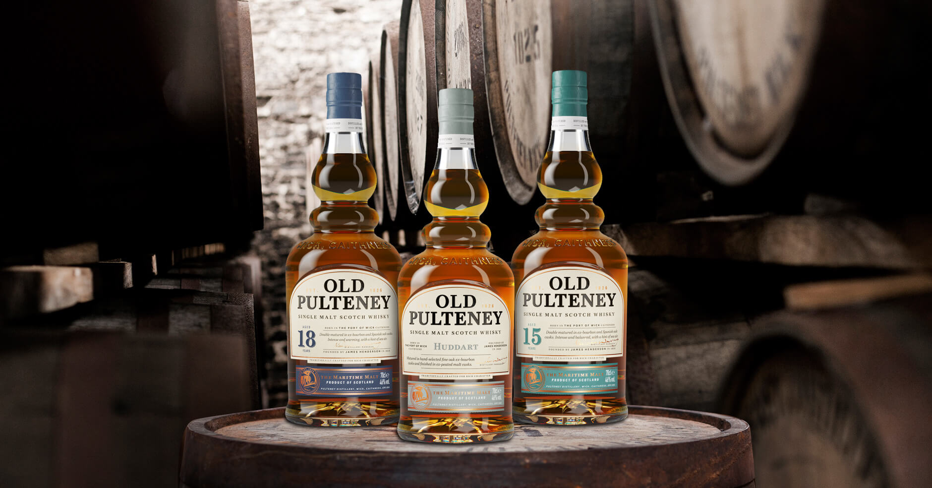 Classic maritime whiskies from Old Pulteney: Buy from the World's