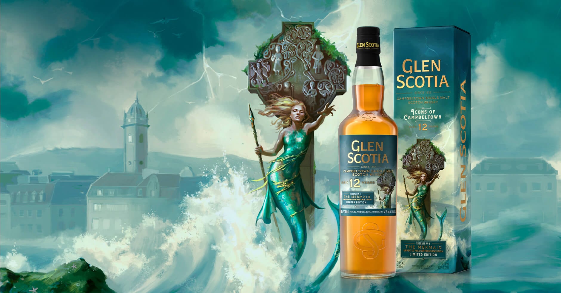 Glen Scotia The Mermaid – Icons of Campbeltown : The Whisky Exchange
