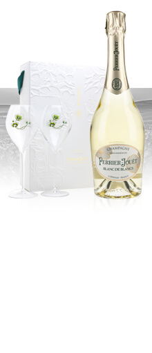 Perrier-Jouët Blanc de Blancs NV / Glass Set