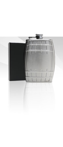 Lucy G Barrel Hip Flask Gift Boxed / 6oz