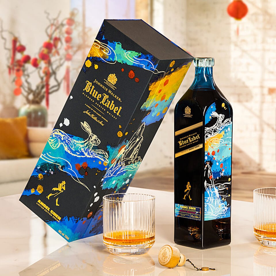 Johnnie walker blue label zodiac collection year of the rabbit blended Johnnie Walker Blue Label Year of the Rabbit : The Whisky Exchange
