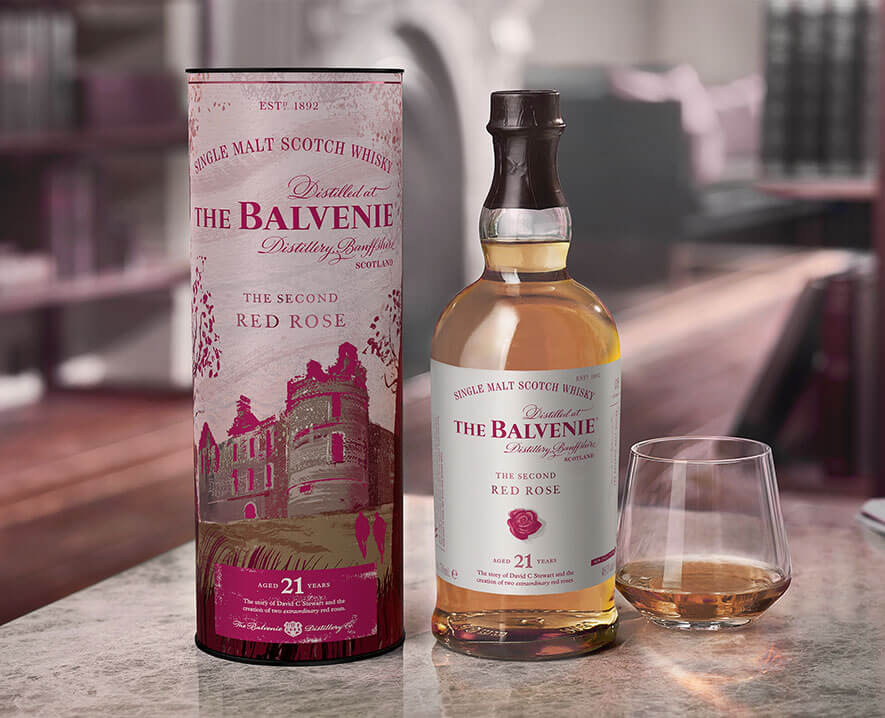 Balvenie 21 Year Old - Second Red Rose - Stories Scotch Whisky : The Whisky Exchange