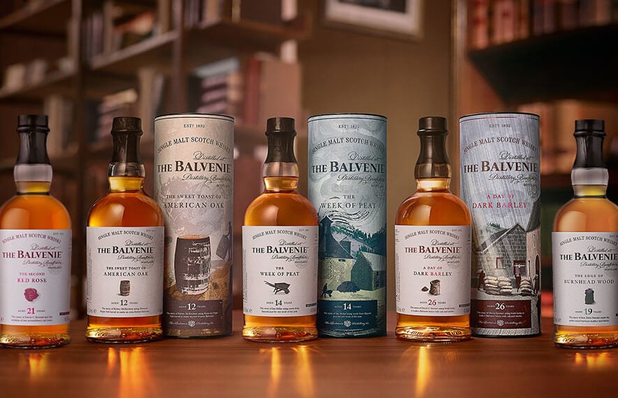 Storied single malts from the Balvenie: Buy from the World's Best Drinks Shop : The Whisky Exchange