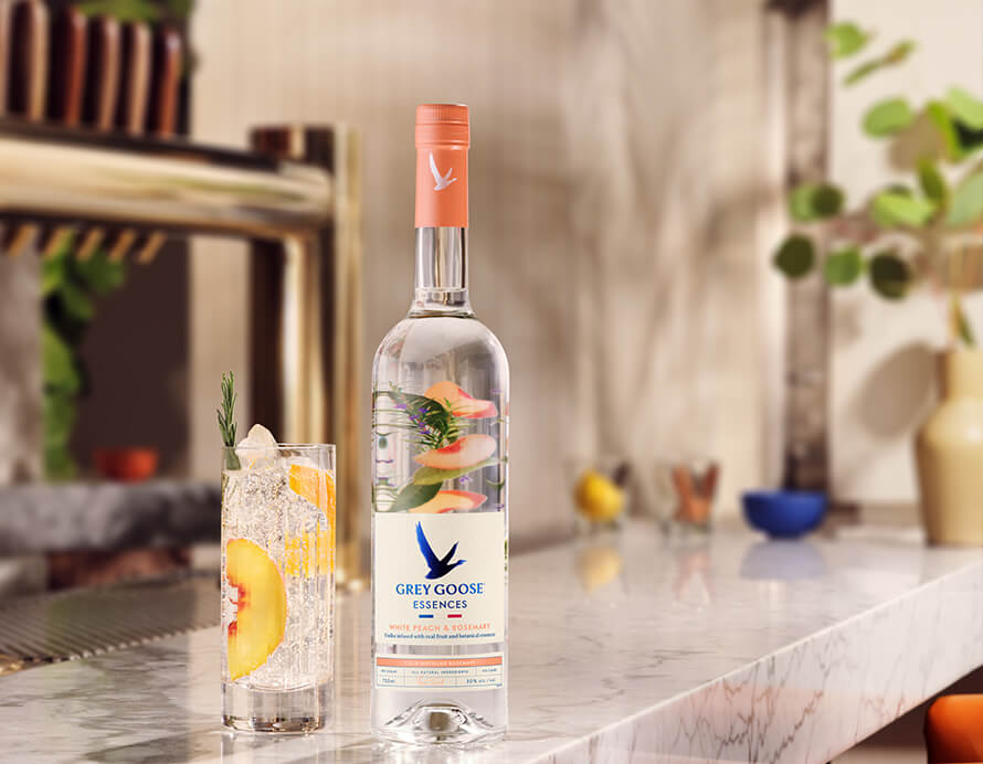 Grey Goose Essences White Peach and Rosemary