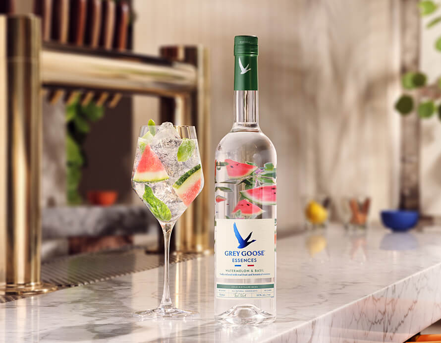Grey Goose Essences Watermelon and Basil