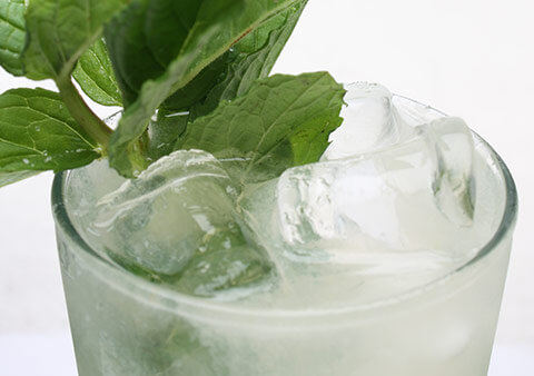 The mojito, made with white rum – one of the most popular cocktails in the world