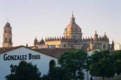 Sherry is made in Jerez in south-west Spain