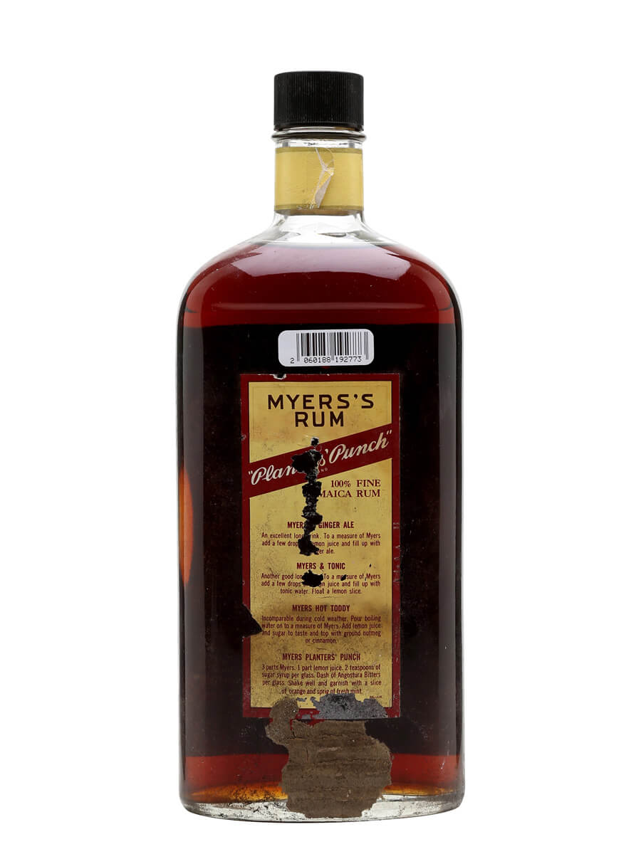 Myers's Rum Planters' Punch Bot.1960s The Whisky Exchange