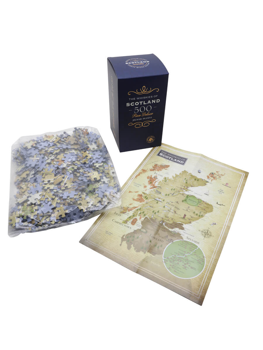 The Whiskies of Scotland Jigsaw / 500 Pieces