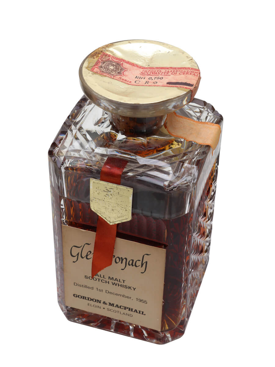 Glendronach 1955 / Bot.1980s / Crystal Decanter / Gordon & MacPhail