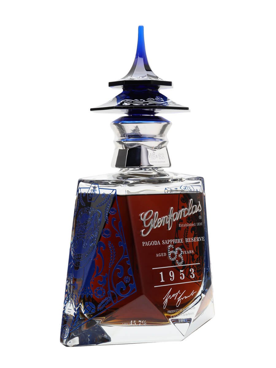 Glenfarclas 1953 / 63 Year Old / Pagoda Sapphire Reserve (Silver) / Magnum