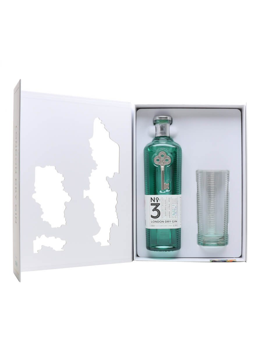 No.3 London Dry Gin Glass Set