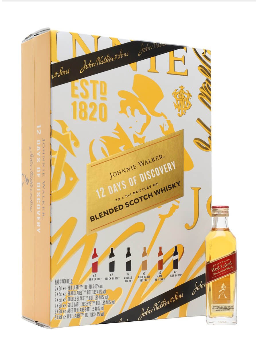 Johnnie Walker 12 Days of Discovery Advent Calendar 12x5cl The