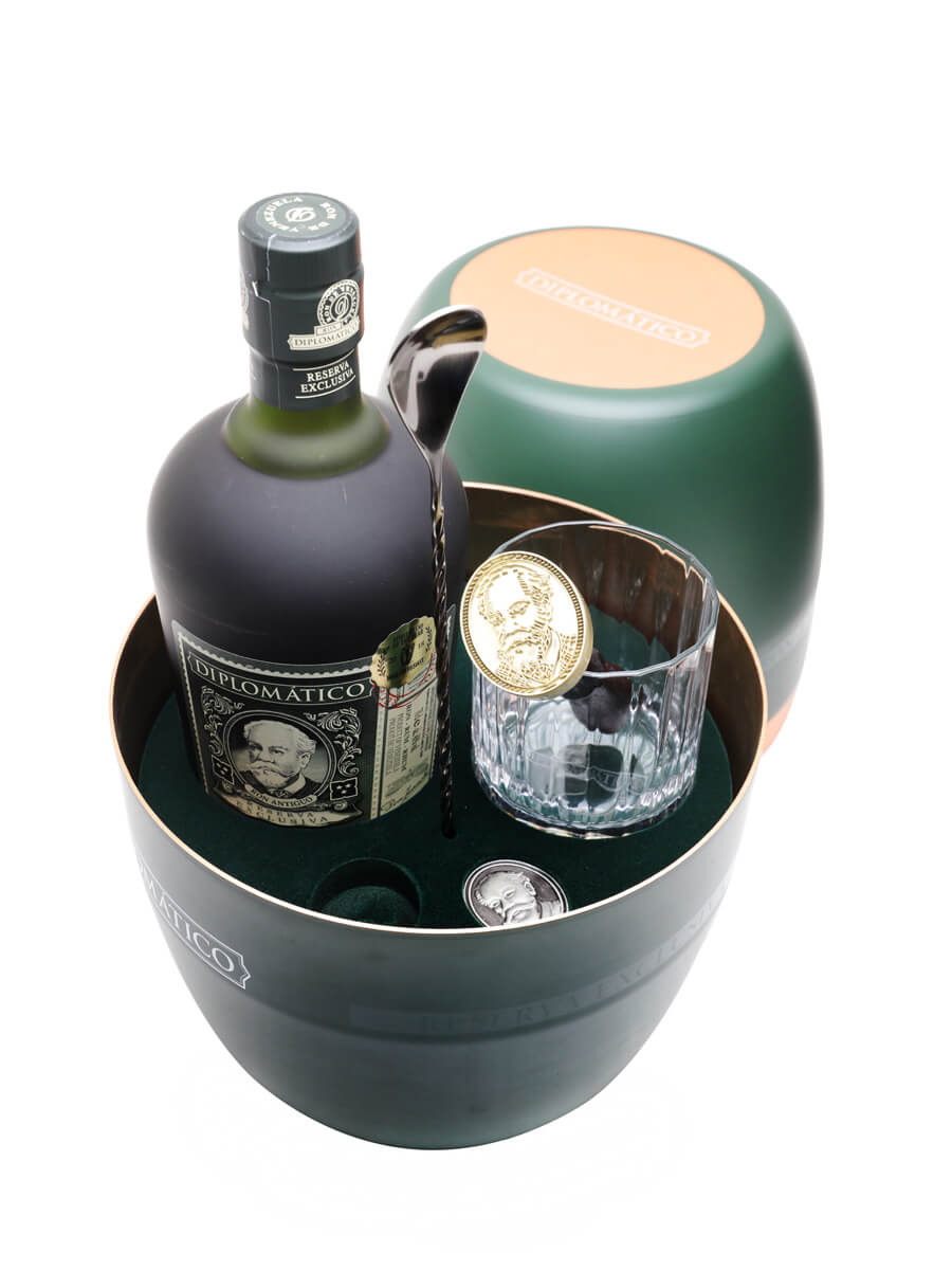 Diplomatico Reserva Exclusiva Rum Champagne Bucket Gift Set The