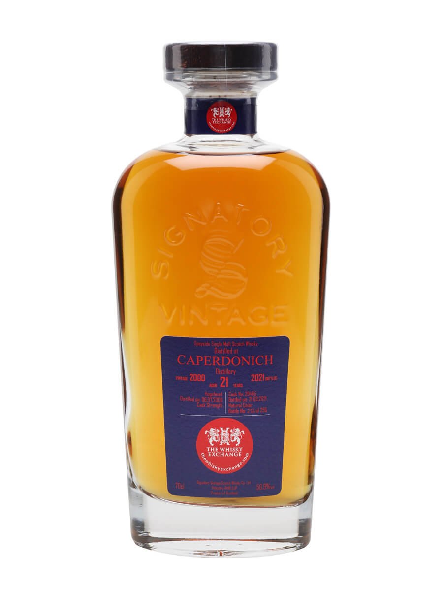 Caperdonich 2000 / 21 Year Old / Signatory for The Whisky Exchange