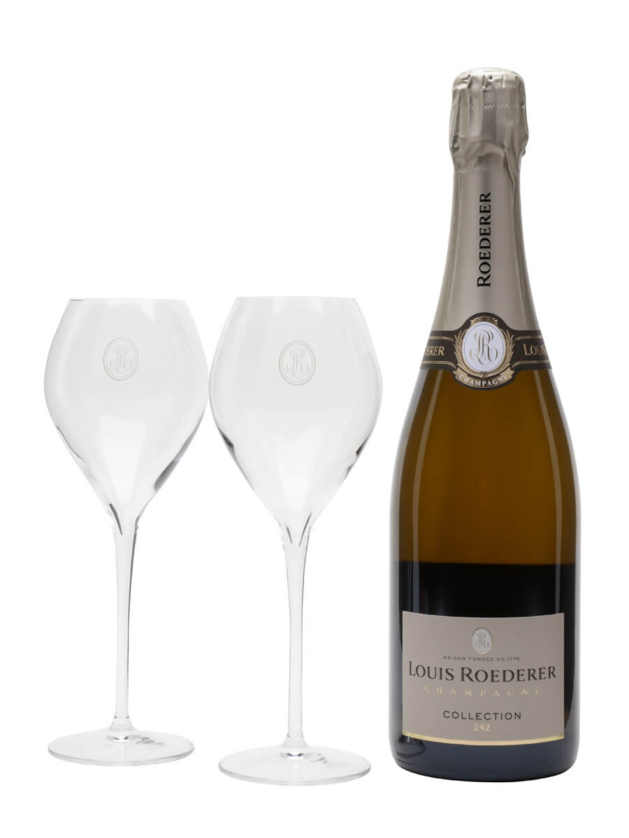 Louis Roederer Collection 242 + 2 Glasses