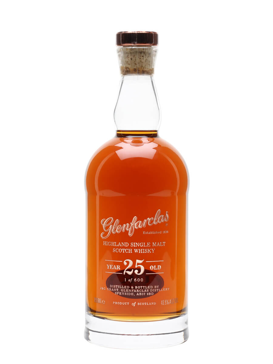 Glenfarclas 25 Year Old / Crystal Decanter