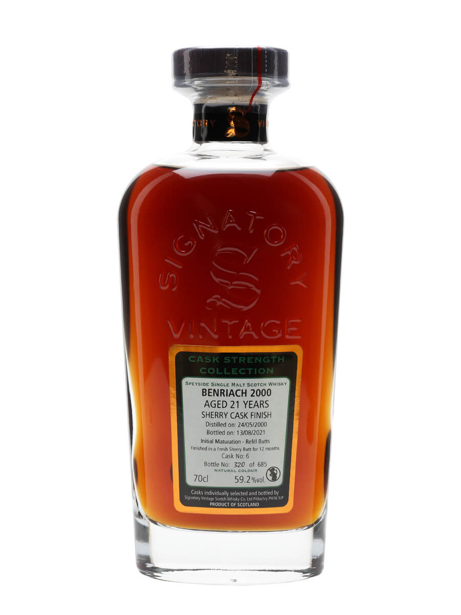 Benriach 2000 / 21 Year Old / Sherry Cask / Signatory