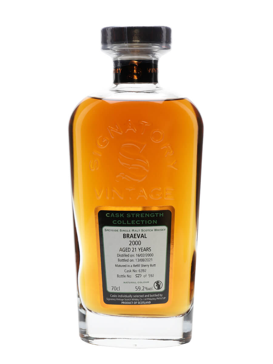 Braeval 2000 / 21 Year Old / Signatory