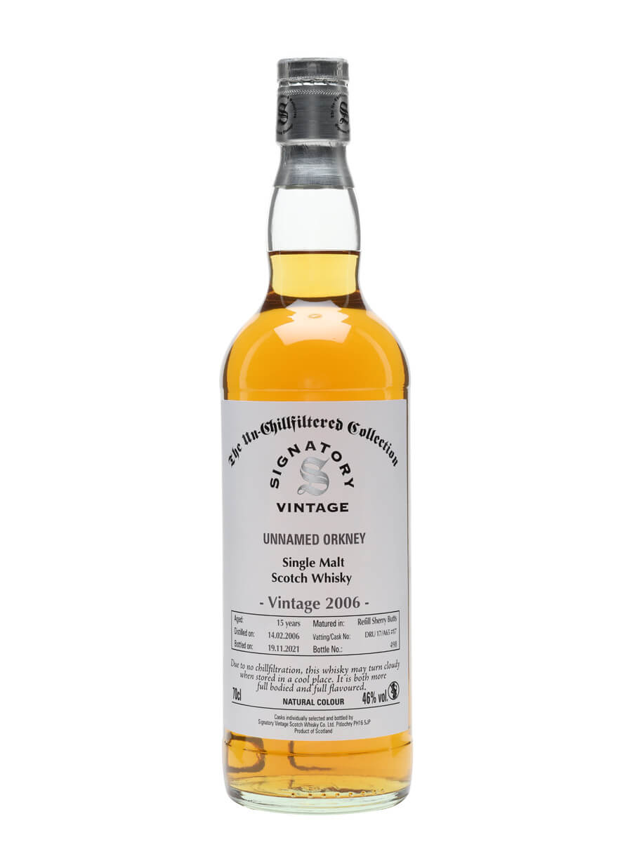 Unnamed Orkney 2006 / 15 Year Old / Signatory
