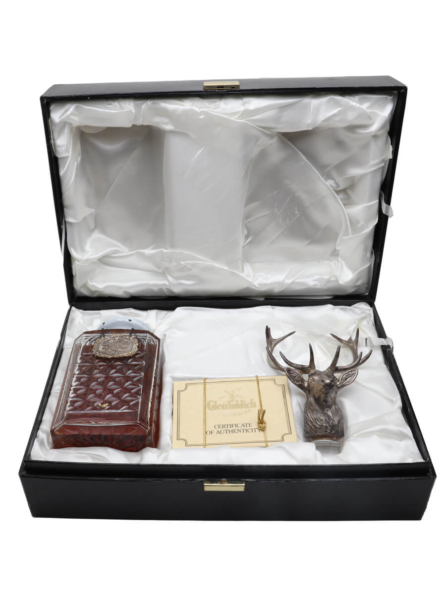 Glenfiddich 30 Year Old / Silver Stag Decanter / Bot.1980s