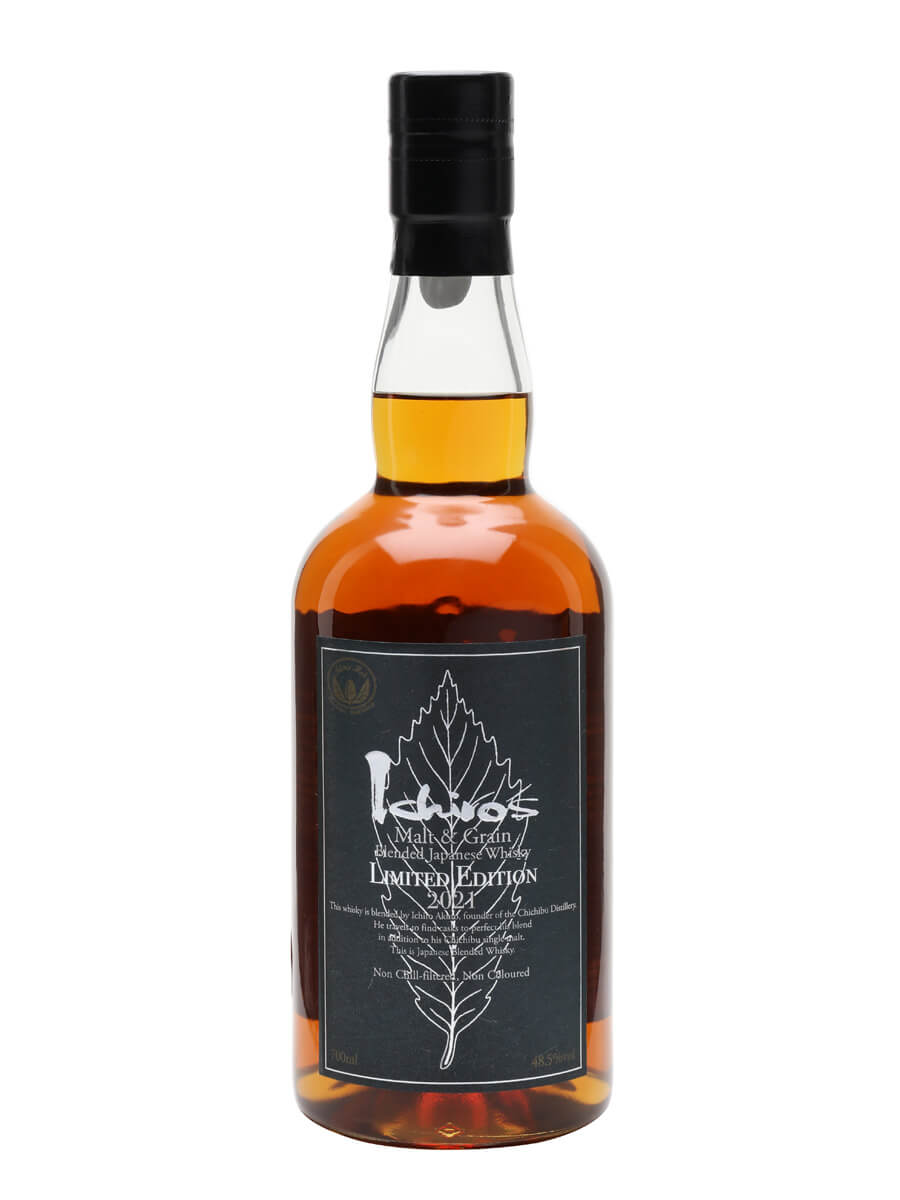 Whisky Japonais Ichiro's Malt & Grain - 46,5% Vol - Assemblage Malt Et Grain - 70cl