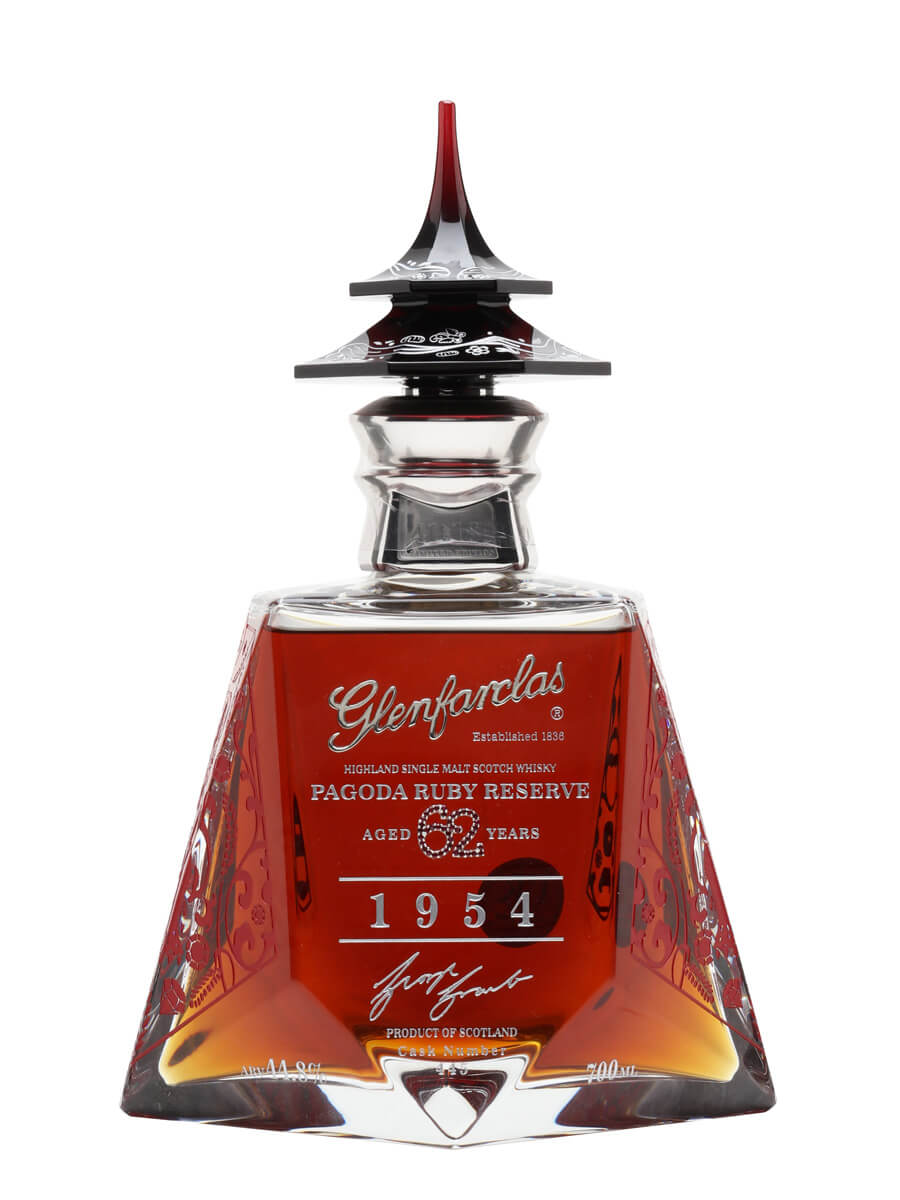 Glenfarclas 1954 / 62 Year Old / Pagoda Ruby Reserve Silver