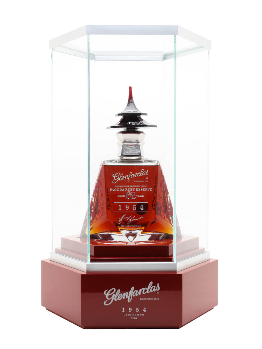 Glenfarclas 1954 / 62 Year Old / Pagoda Ruby Reserve Silver