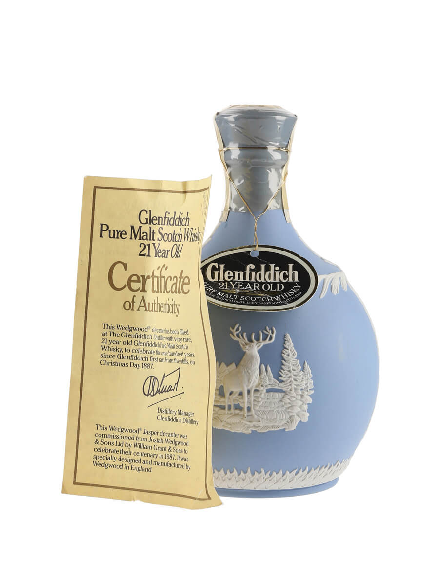 Glenfiddich 21 Year Old / Wedgwood Decanter