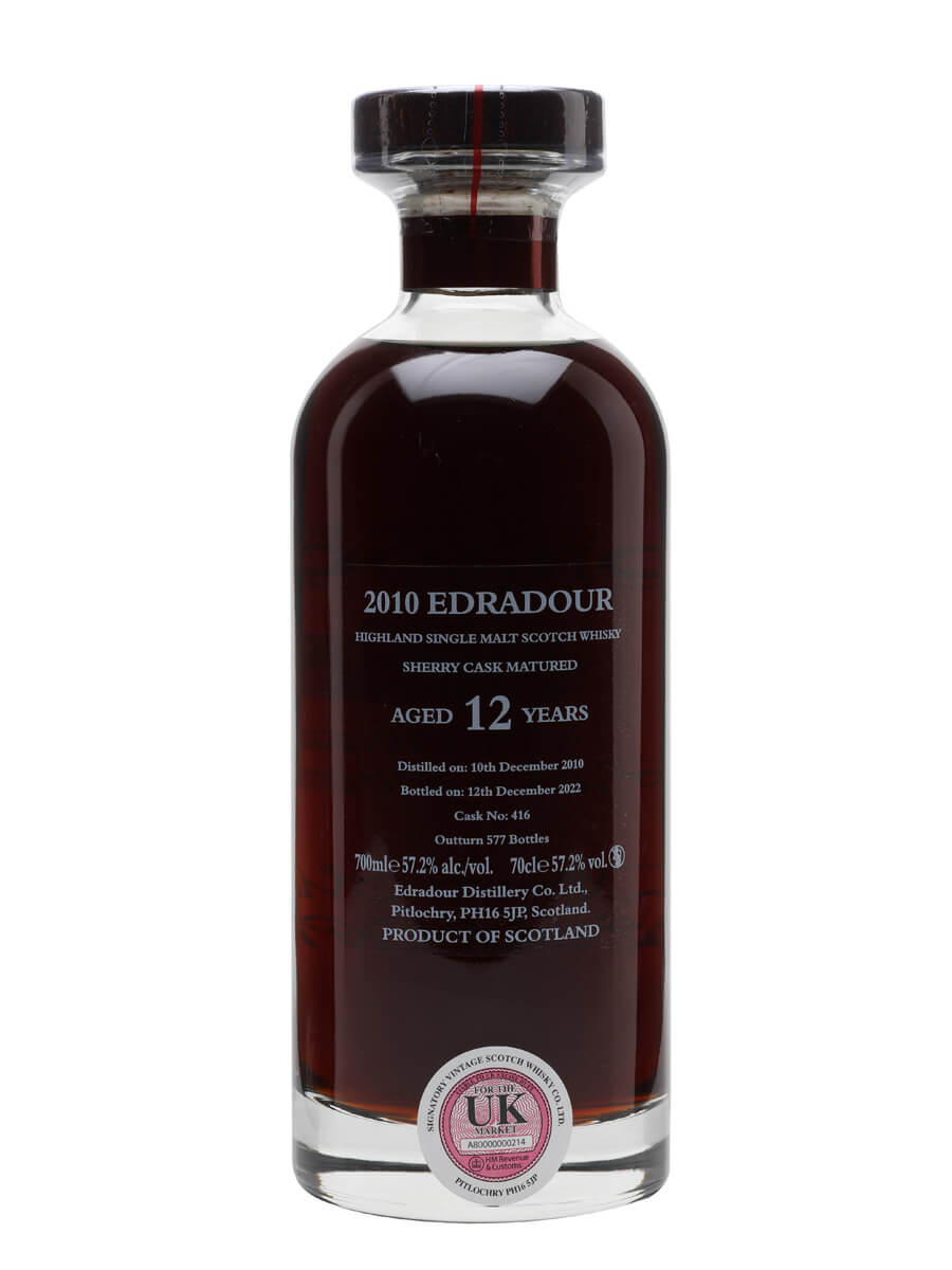 Edradour 2010 / 12 Year Old / Natural Cask Strength