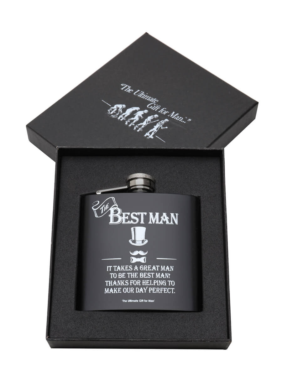 Artamis Best Man Hip Flask / 6oz