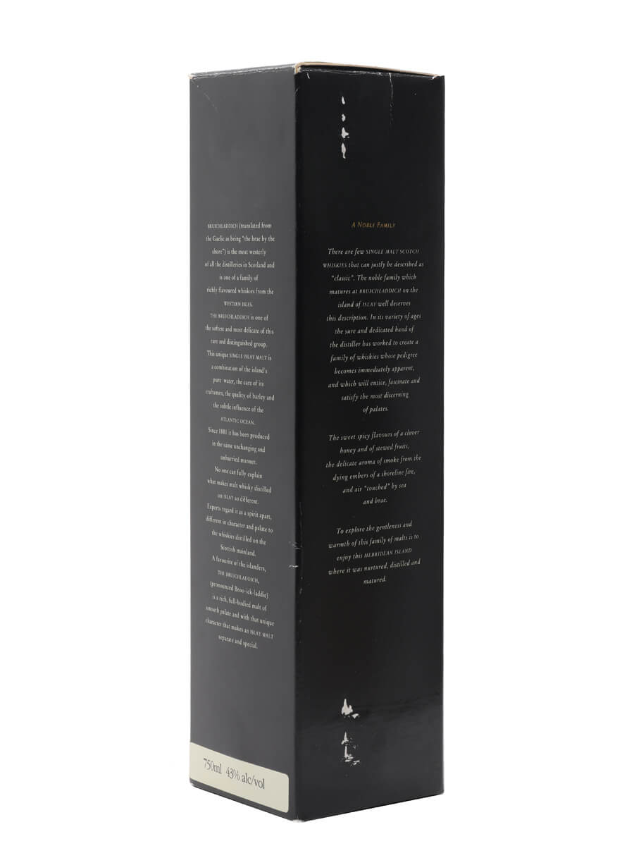 Bruichladdich 21 Year Old / Bot.1990s