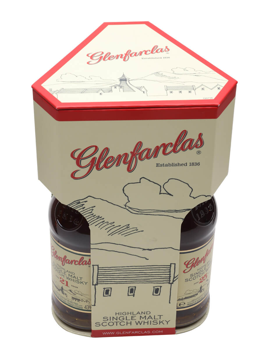 Glenfarclas 15, 21 & 25 Year Old Tri Pack / 3x20cl